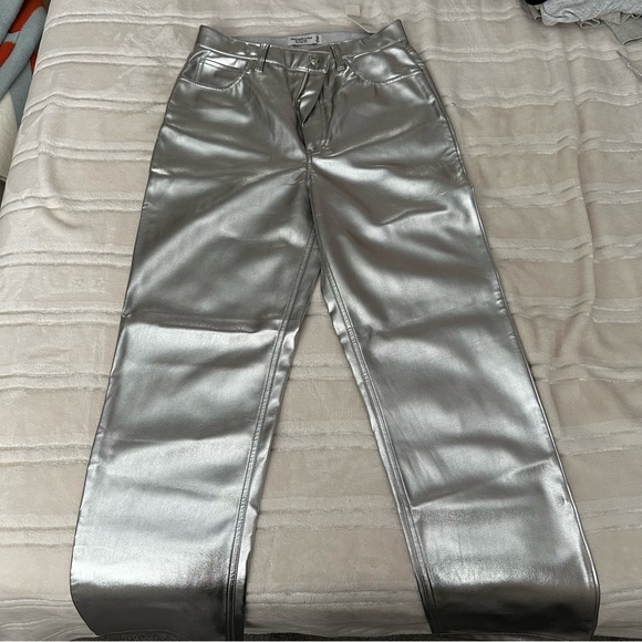 Ambercombie chrome pants! - Picture 2 of 4